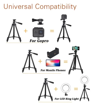 OneSOS Tripod Multifungsi 3120 1020mm Handphone Kamera DSLR Mirrorless Free Holder HP