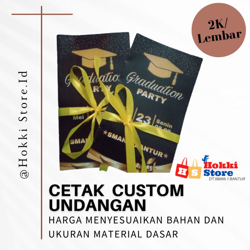 Jual Cetak Undangan Custom Shopee Indonesia