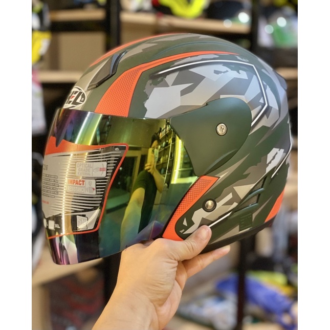 Jual Helm Half face Motor Sni Dewasa Shell Matrix | Shopee Indonesia