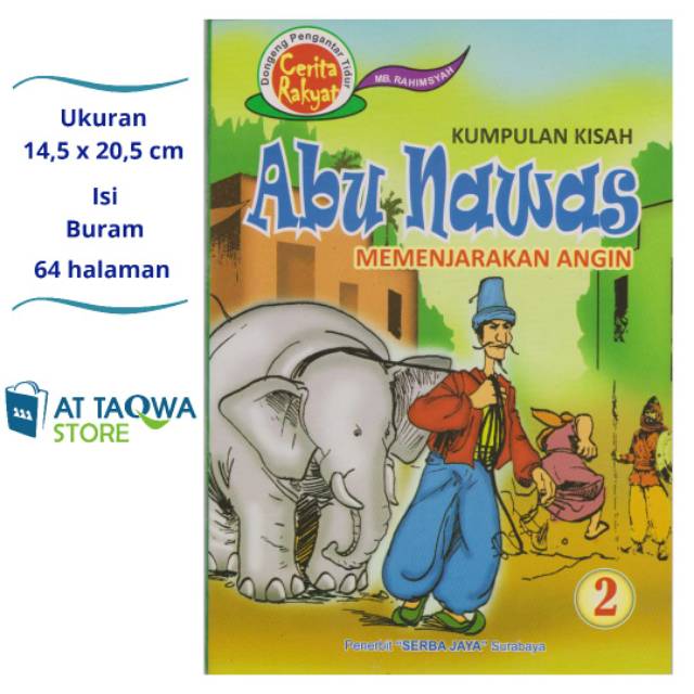 Jual Buku Cerita / Dongeng Kumpulan Kisah Abu Nawas | Shopee Indonesia