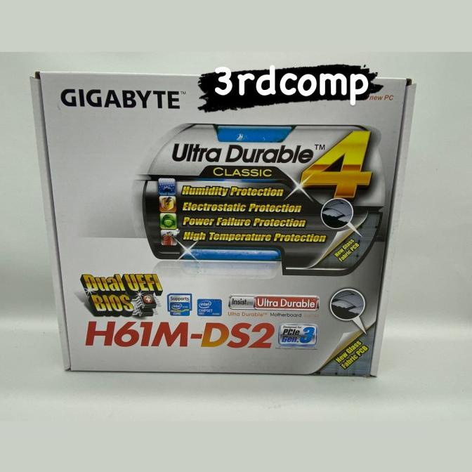 Jual Motherboard Gigabyte H61 Mds2 Lga 1155 Shopee Indonesia