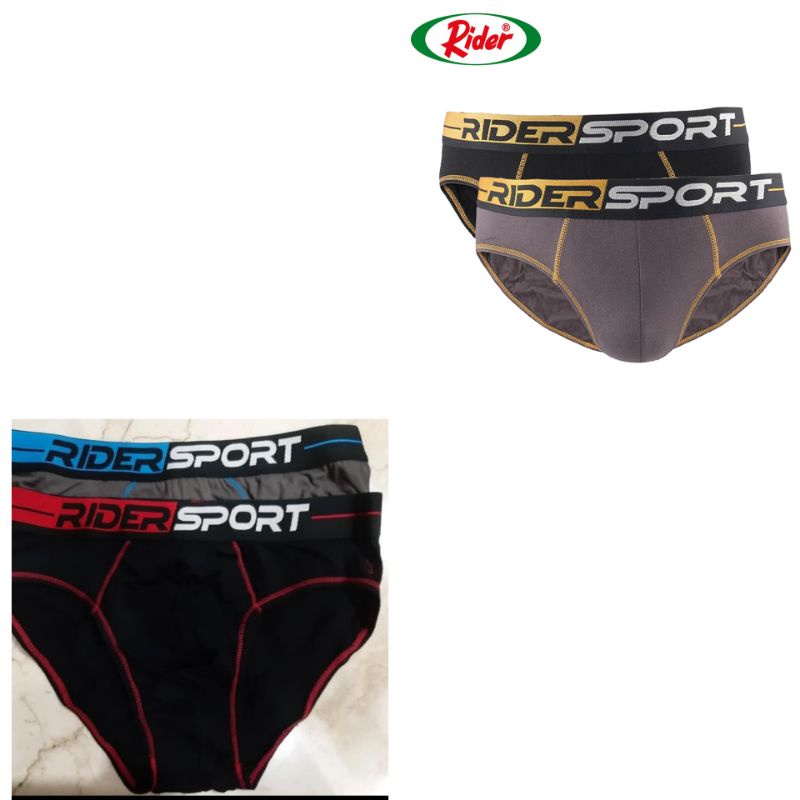Jual Celana Dalam Pria Rider Sport Brief R371B Mix Warna ( isi 2pc ...