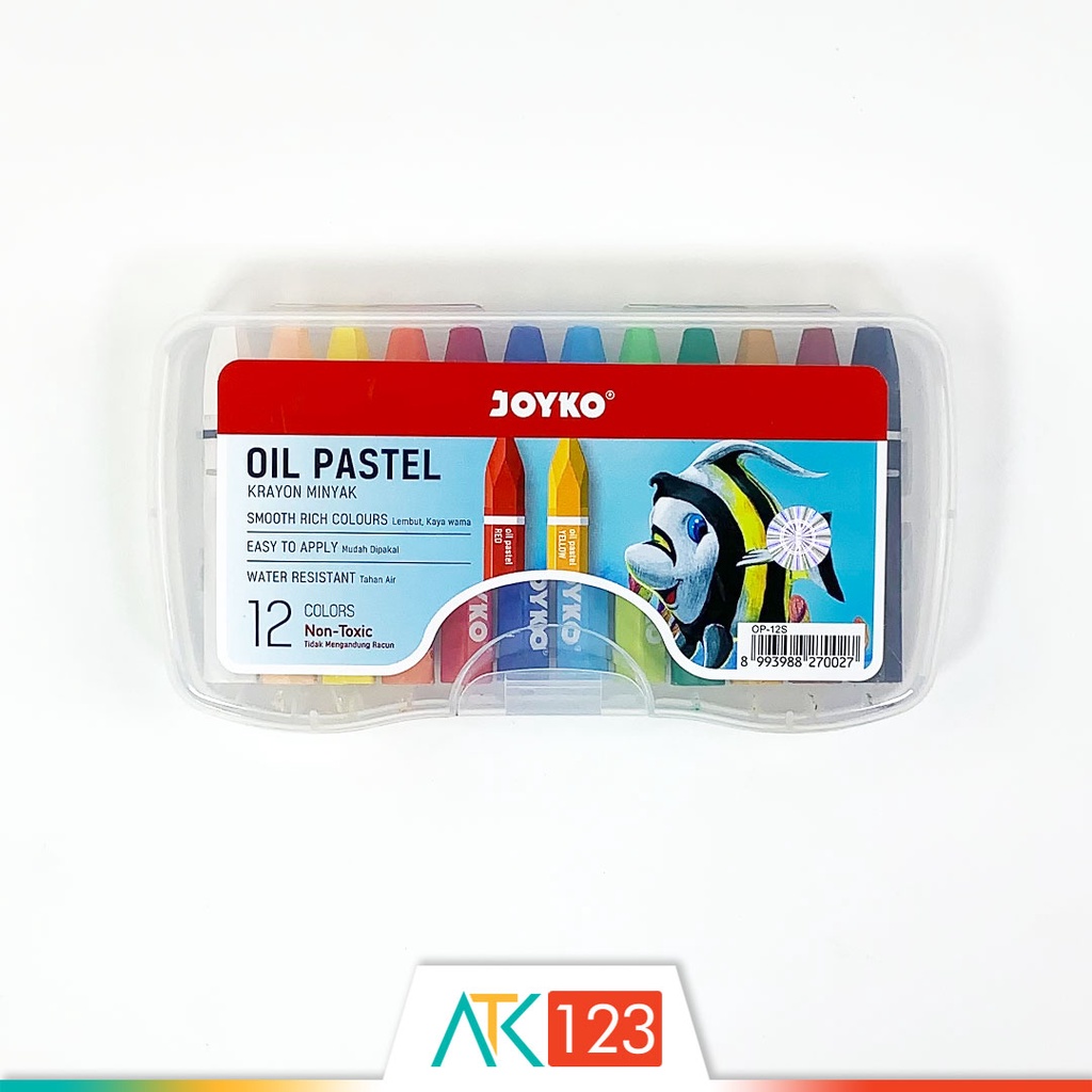 Jual Krayon / Crayon Titi Joyko 12 Oil Pastels OP12S Shopee Indonesia