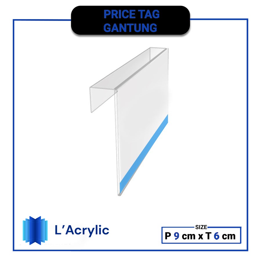 Jual AKRILIK PRICE TAG / DISPLAY HARGA GANTUNG RAK DISPLAY | Shopee ...