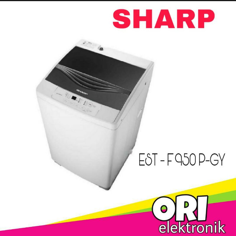 Jual SHARP MESIN CUCI 1 TABUNG - TOP LOADING EST-F950P-GY(SBY-SDA ...