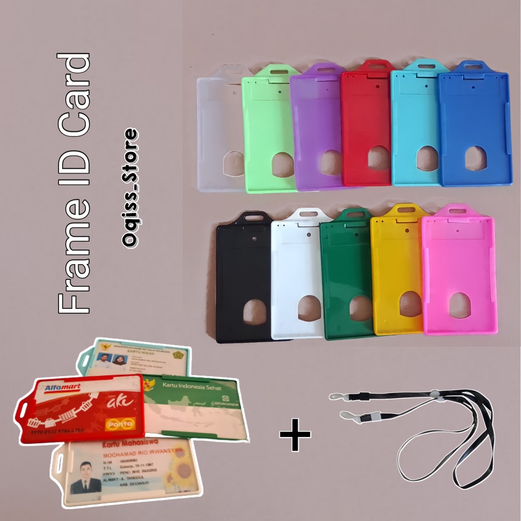 Jual Hard Case ID Card Holder / Casing Tempat Kartu Nama Anggota ...