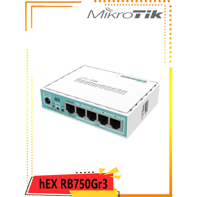 Jual Mikrotik hEX RB750Gr3 | Shopee Indonesia