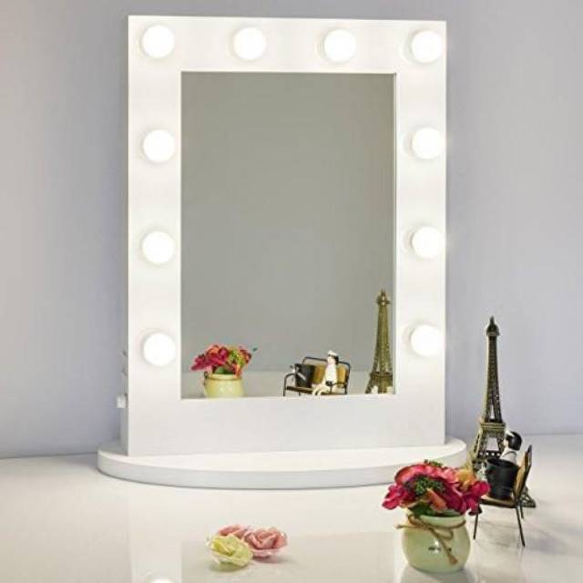 Jual Kaca rias cermin rias 10 lampu kaca make up light mirror make up ...