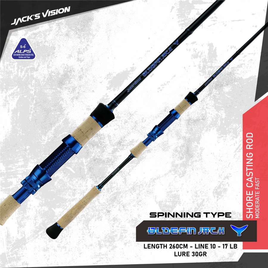 Jual JACK'S VISION - BLUEFIN JACK - SBF 862 MH - (SPINNING RODS)