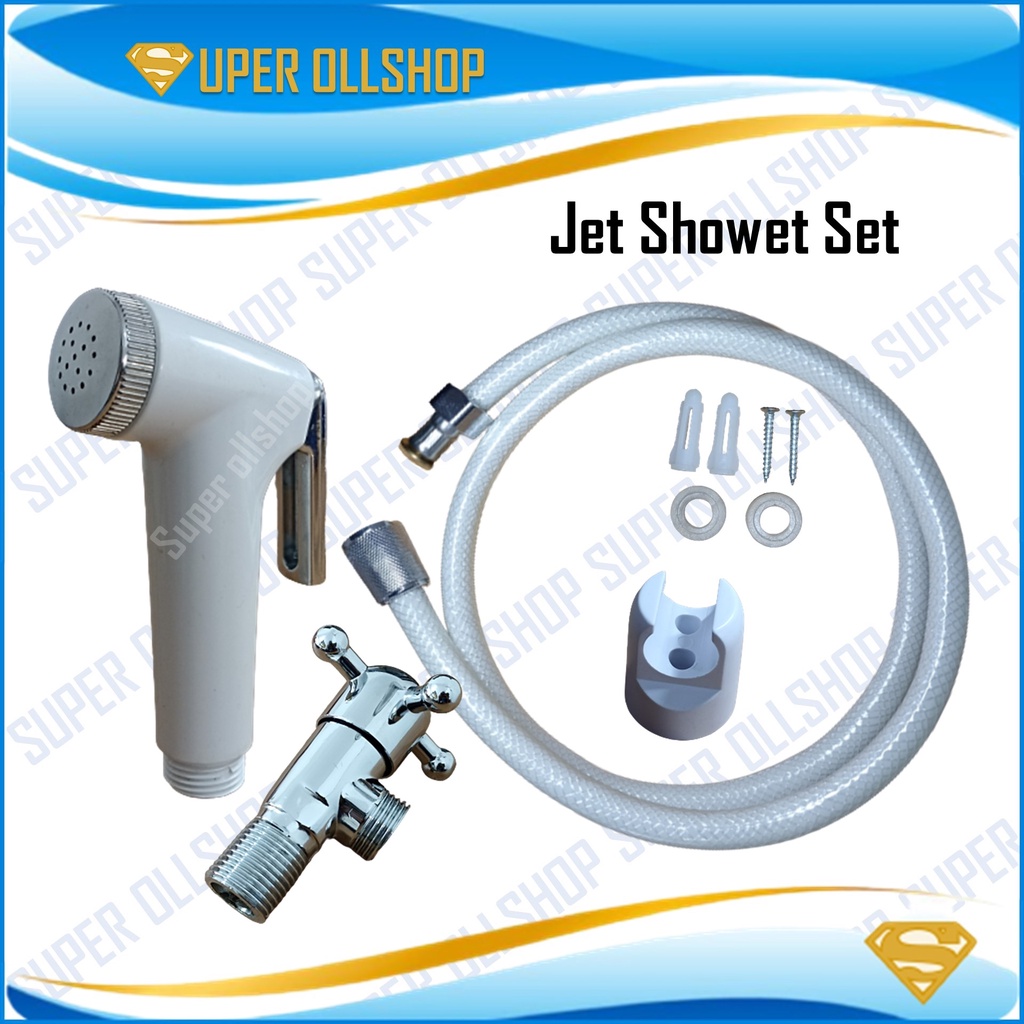 Jual Jet Shower Kloset Toilet Closet Cebok WC Semprotan Duduk Kamar