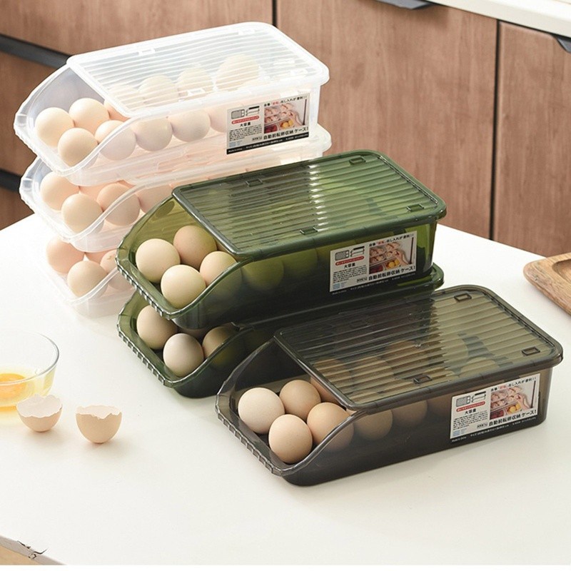 Jual YH KOTAK TELUR RAK TELUR EGG BOX TEMPAT PENYIMPANAN TELUR OTOMATIS ...
