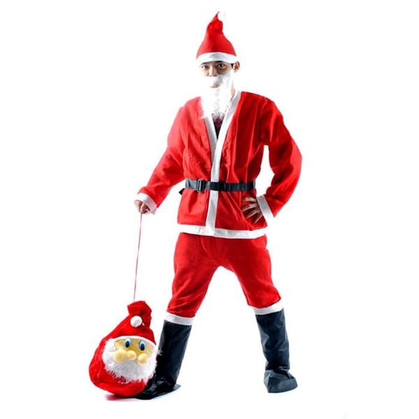 Jual Kostum Sinterklas Santa Claus Dewasa Topi Jenggot Sabuk Atasan Bawahan Shopee Indonesia 1848