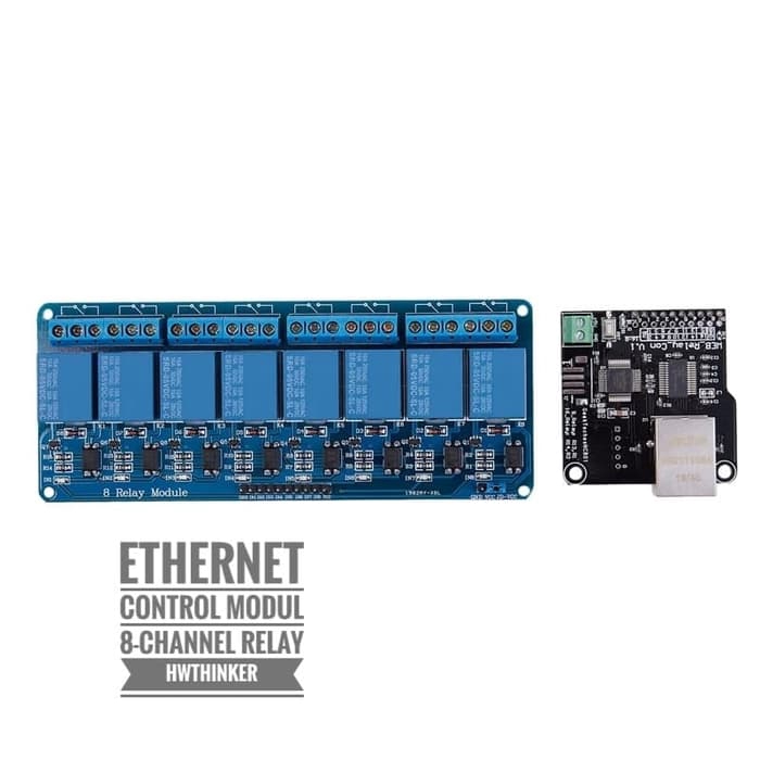 Jual Ethernet Remote Control with 8 Channel Relay Switch LAN Web Server ...
