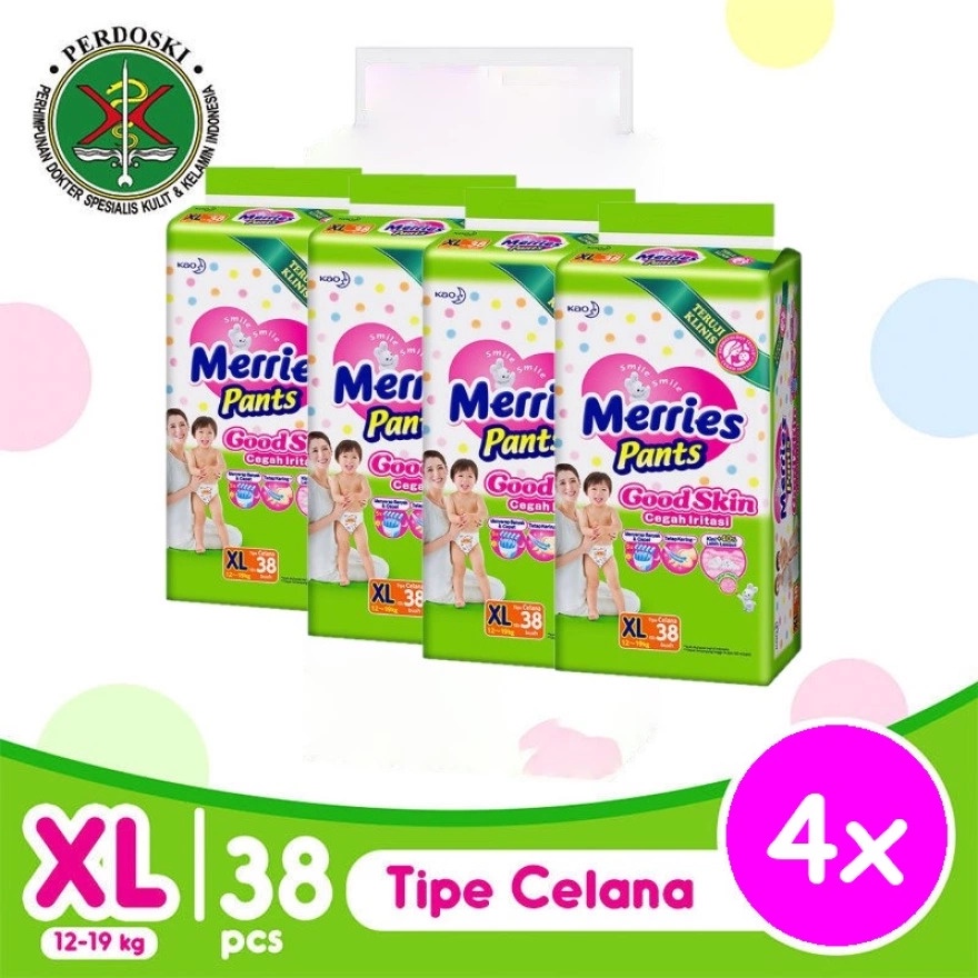 Jual Merries Pants Good Skin M 50, L 44, XL 38 per Carton | Shopee ...