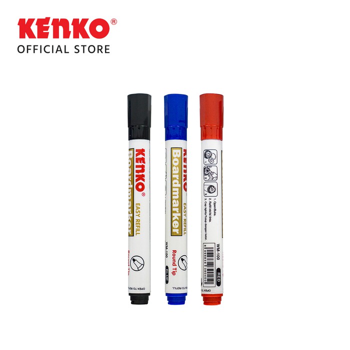 KENKO WHITEBOARD MARKER / Spidol Papan Tulis WM-100 (2)