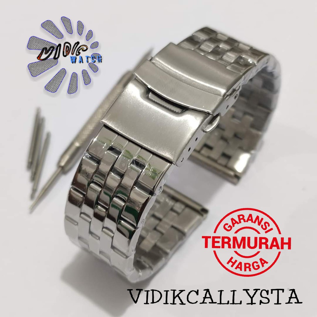 Jual Strap B Tali Jam Tangan Stainless Steel Rante Rantai Silver