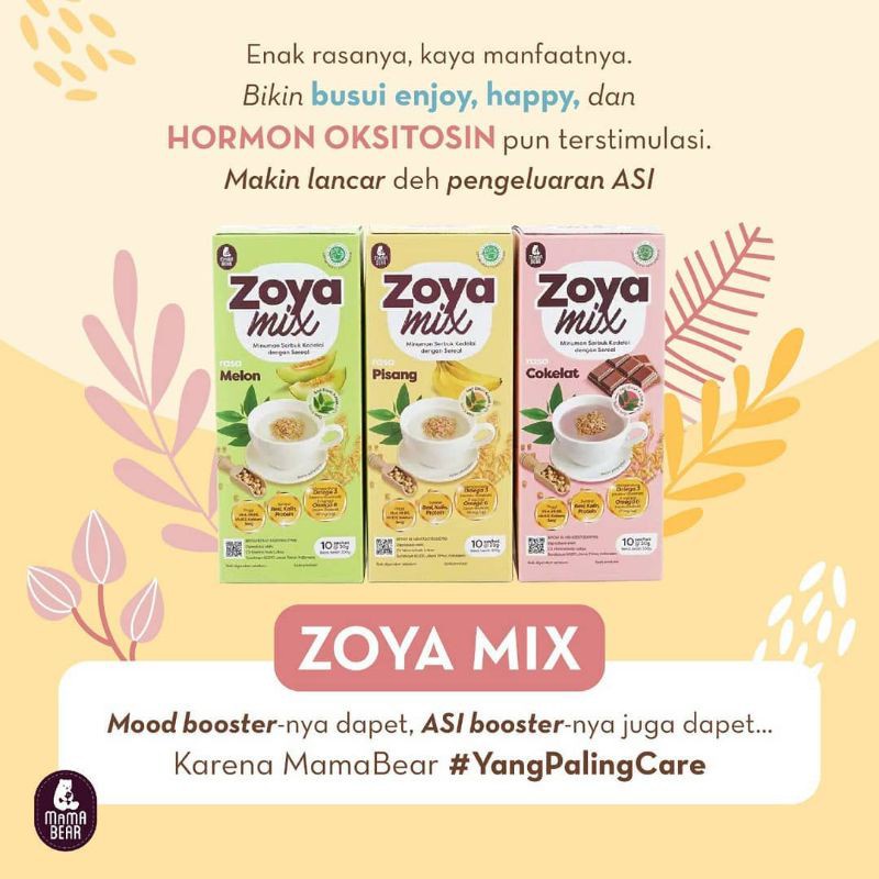 Jual Mama Bear Soya Mix Zoya Mix 200gr Minuman Pelancar Asi