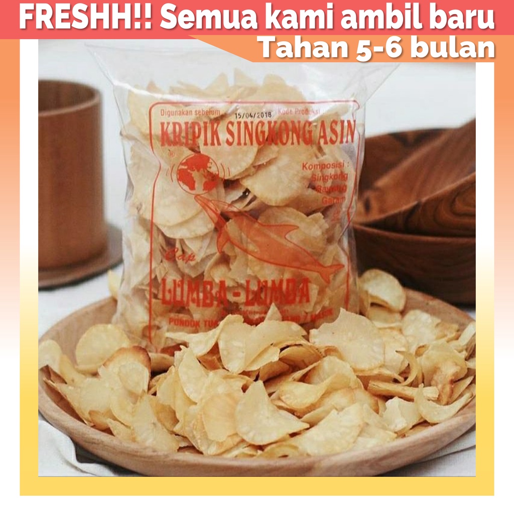 Jual Keripik Singkong Lumba Lumba 500 Gram Oleh Oleh Khas Malang