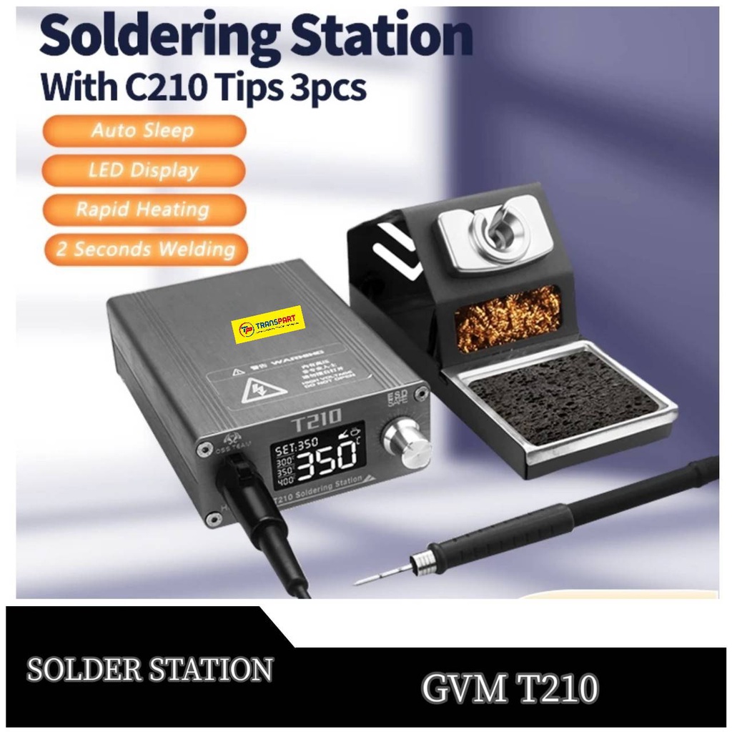 Jual Solder Station Set GVM T210 Original Shopee Indonesia
