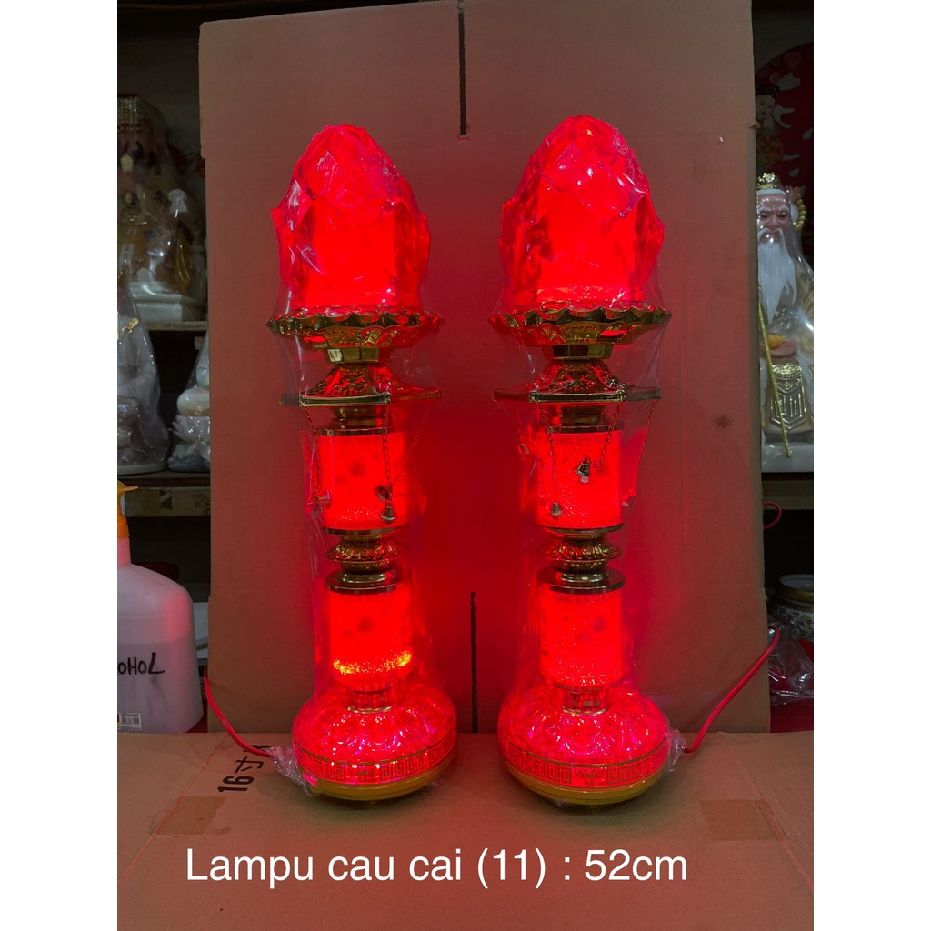 Jual Lampu sembahyang lampu altar motif caucai LED 52 cm | Shopee Indonesia