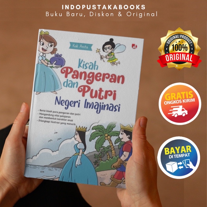 Jual Buku Kisah Pangeran Dan Putri Negeri Imajinasi - Original | Shopee ...