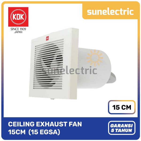 Jual Kdk Egsa Ceiling Exhaust Ventilating Fan Kipas Exhaust Plafon Inch Cm