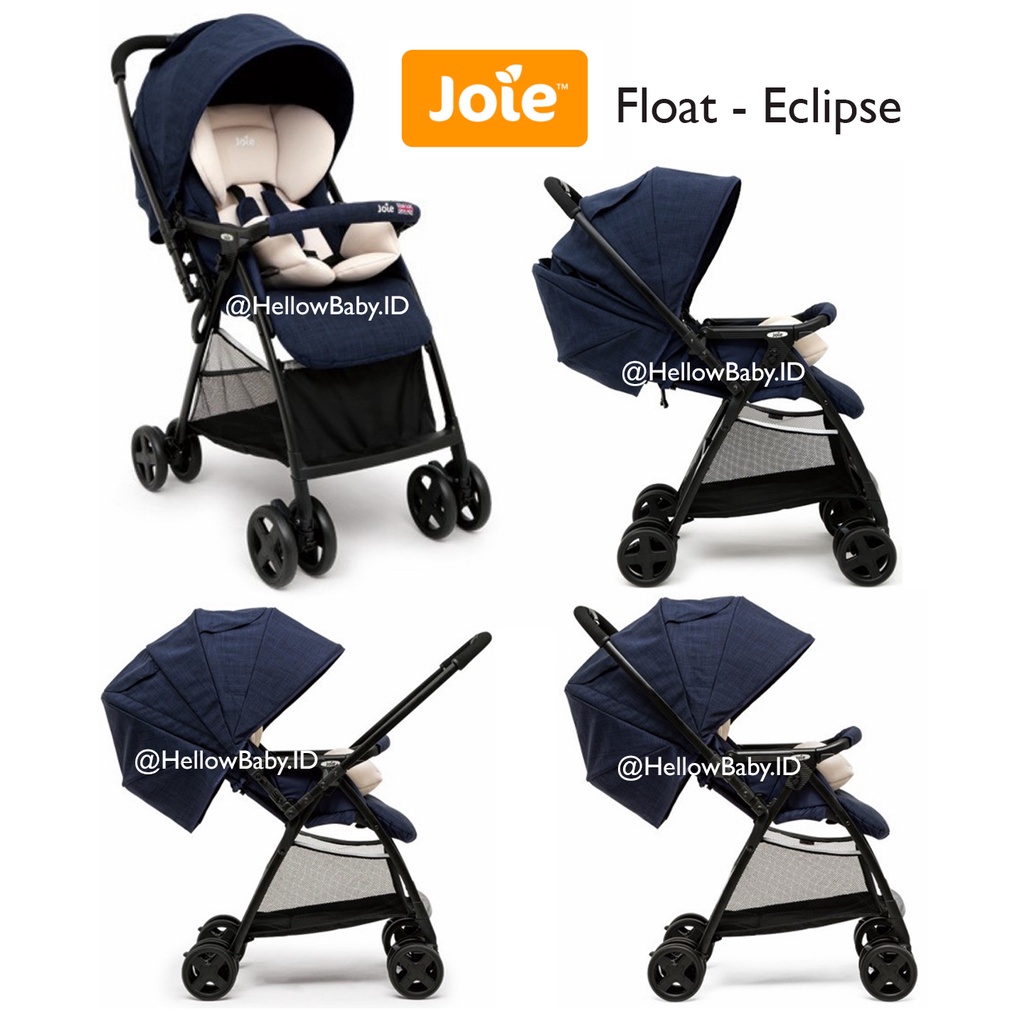 Jual Stroller Joie Float Eclipse Biru Navy Blue Handle Reversible Bolak ...