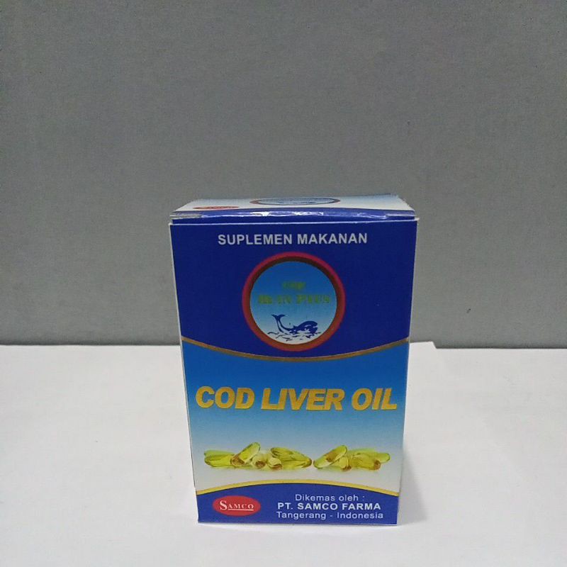 Jual Cod Liver Oil Cap Ikan Paus Shopee Indonesia