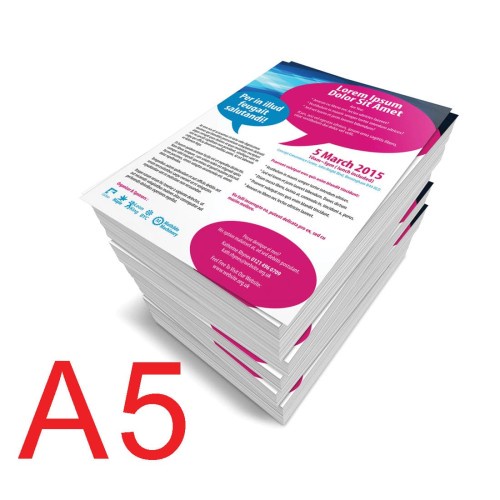 Jual Cetak Brosur /Flayer Promosi Usaha ukuran A6 A5 A4 1 RIM MURAH ...
