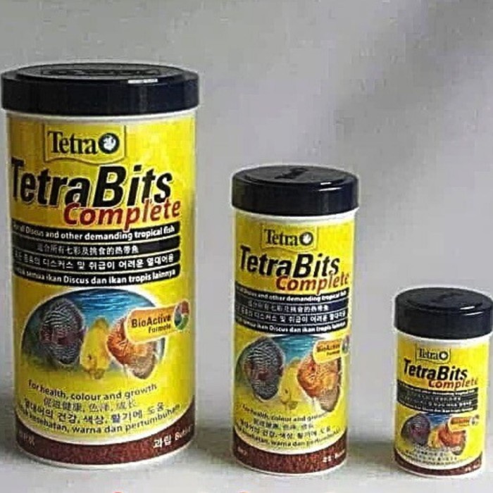 Jual Tetra Bits Tetrabits Complete 300 Gr Pakan Makanan Ikan 1000 Ml ...