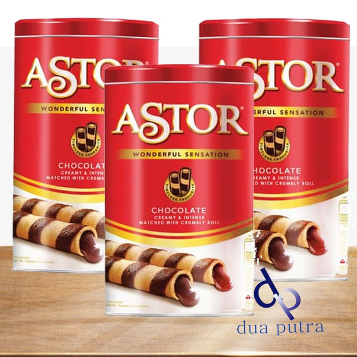 Jual Wafer-Biskuit- Astor Coklat Kaleng 330 Gr X 3 Psc -Biskuit-Wafer ...