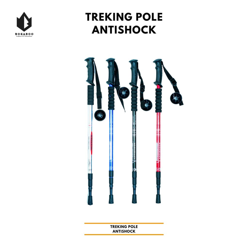 Jual Trekking pole Antishock 135 cm Tongkat Pendaki Tongkat Gunung