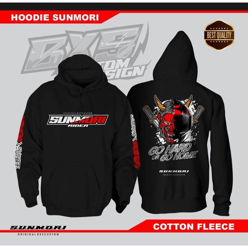 Jual Hoodie Sunmori Jaket Sweater Sunmori Go Hard Or Go Home | Shopee ...