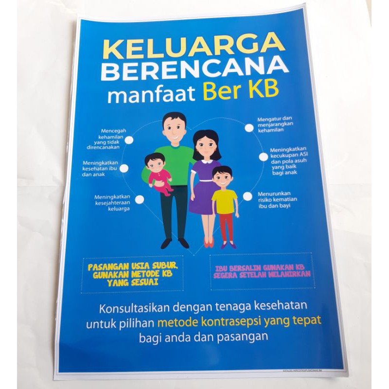 Jual Poster Ke-84, Keluarga Berencana Manfaat BerKB | Shopee Indonesia
