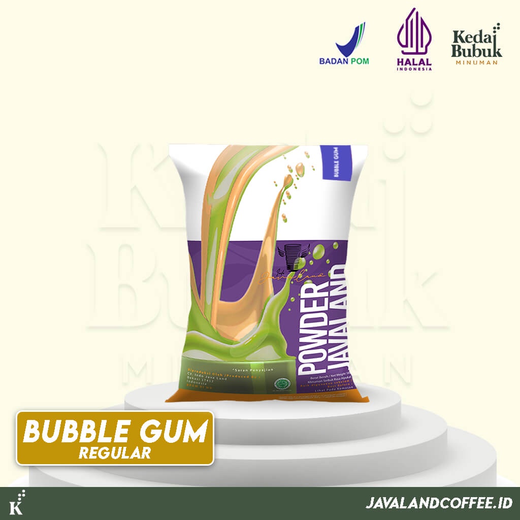 Jual Javaland Bubuk Minuman Rasa Bubble Gum / Permen Karet 1Kg ...