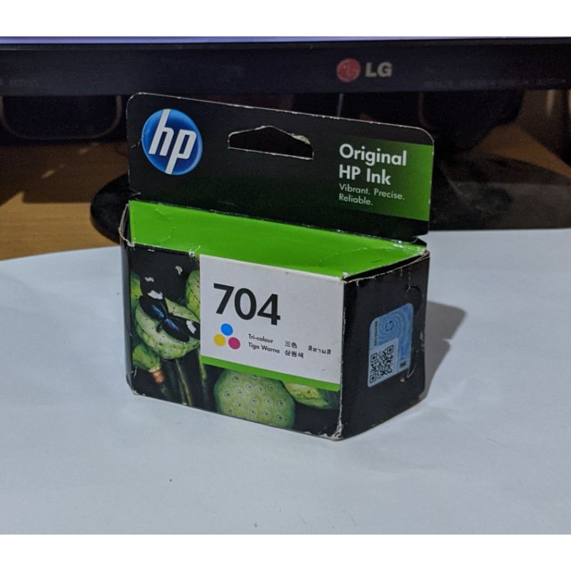 Jual Tinta catridge hp 704 tricolour FOR Printer HP Deskjet Ink