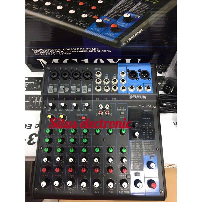 Jual mixer yamaha mg10xu Grade A++ mixer 10 channel effect digital