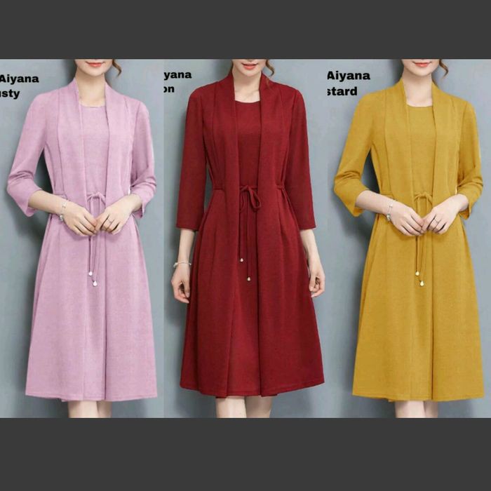 Jual MINI MIDI DRESS FORMAL WANITA PINK MAROON KUNING AIYANA BRICA ...