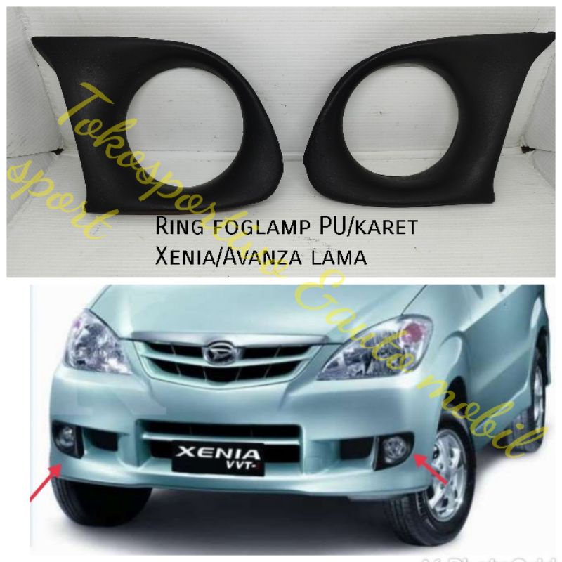 Jual Cover Foglamp Ring Foglamp Xenia Avanza Old Lama Bahan Karet Piu Shopee Indonesia