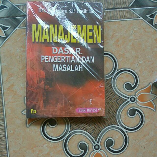 Jual Buku Manajemen Dasar Pengertian Dan Masalah 266 Hal Edisi Revisi ...