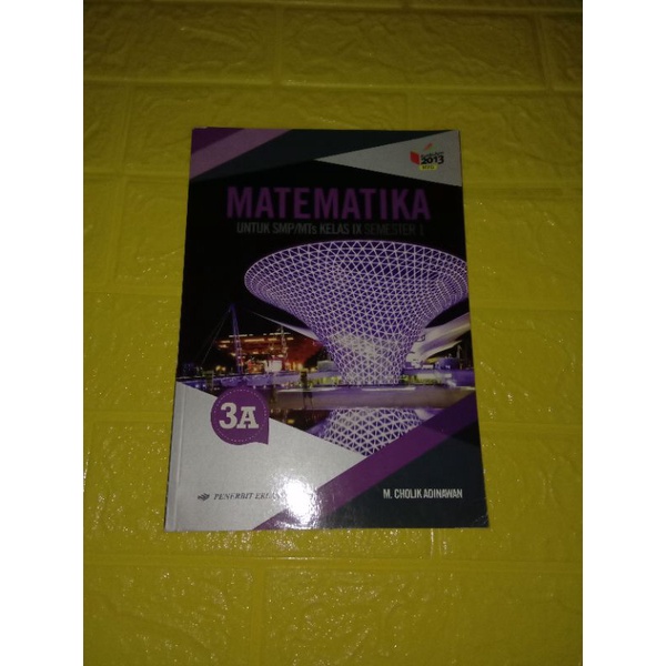 Jual Buku Matematika SMP Kelas IX Semester 1 (Kurikulum 2013 Revisi ...