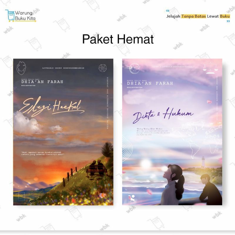 Jual READY!! BUKU NOVEL DHIA'AN FARAH ELEGI HAEKAL DAN DIKTA & HUKUM ...