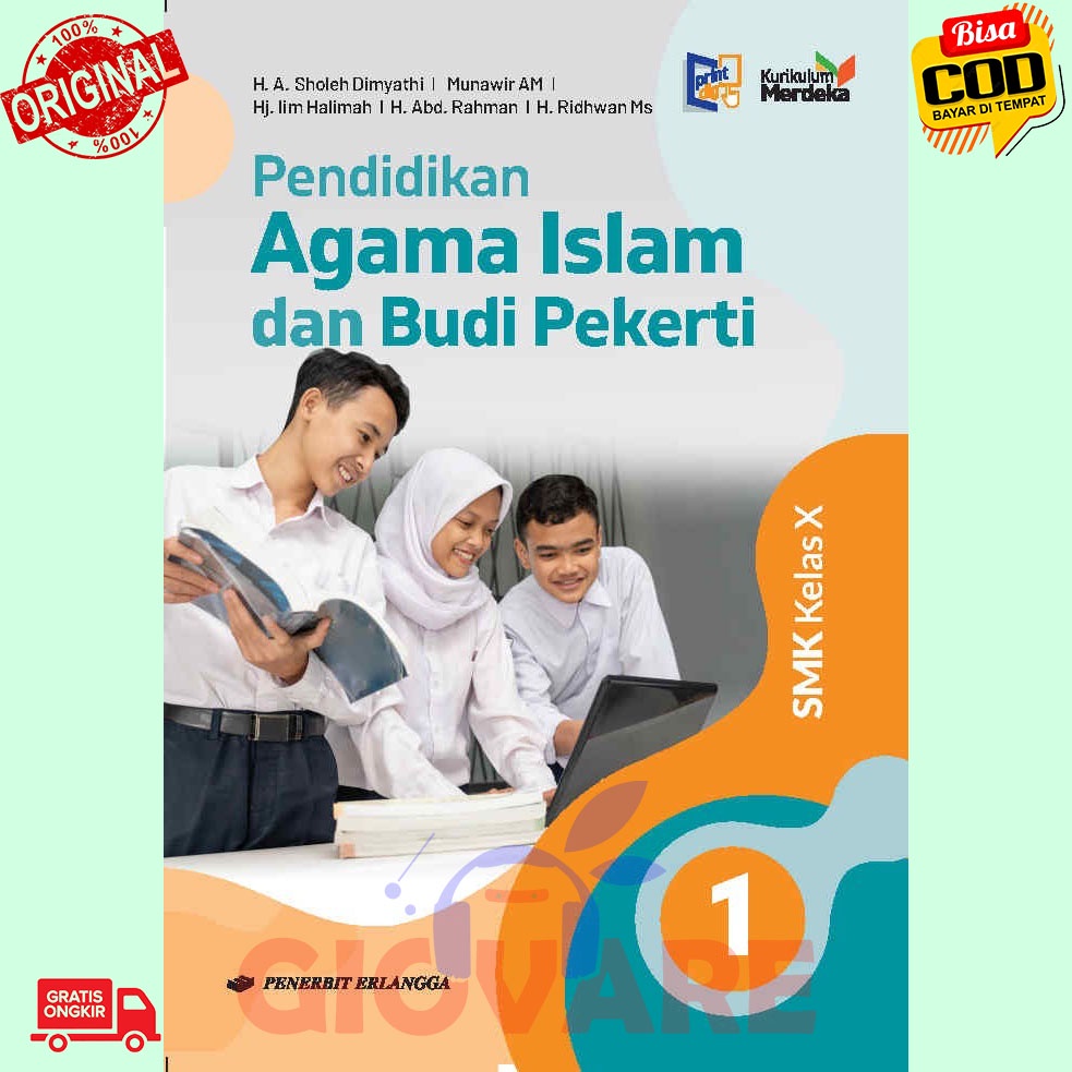 Jual BUKU PENDIDIKAN AGAMA ISLAM SMK KELAS 10 ERLANGGA KURIKULUM ...