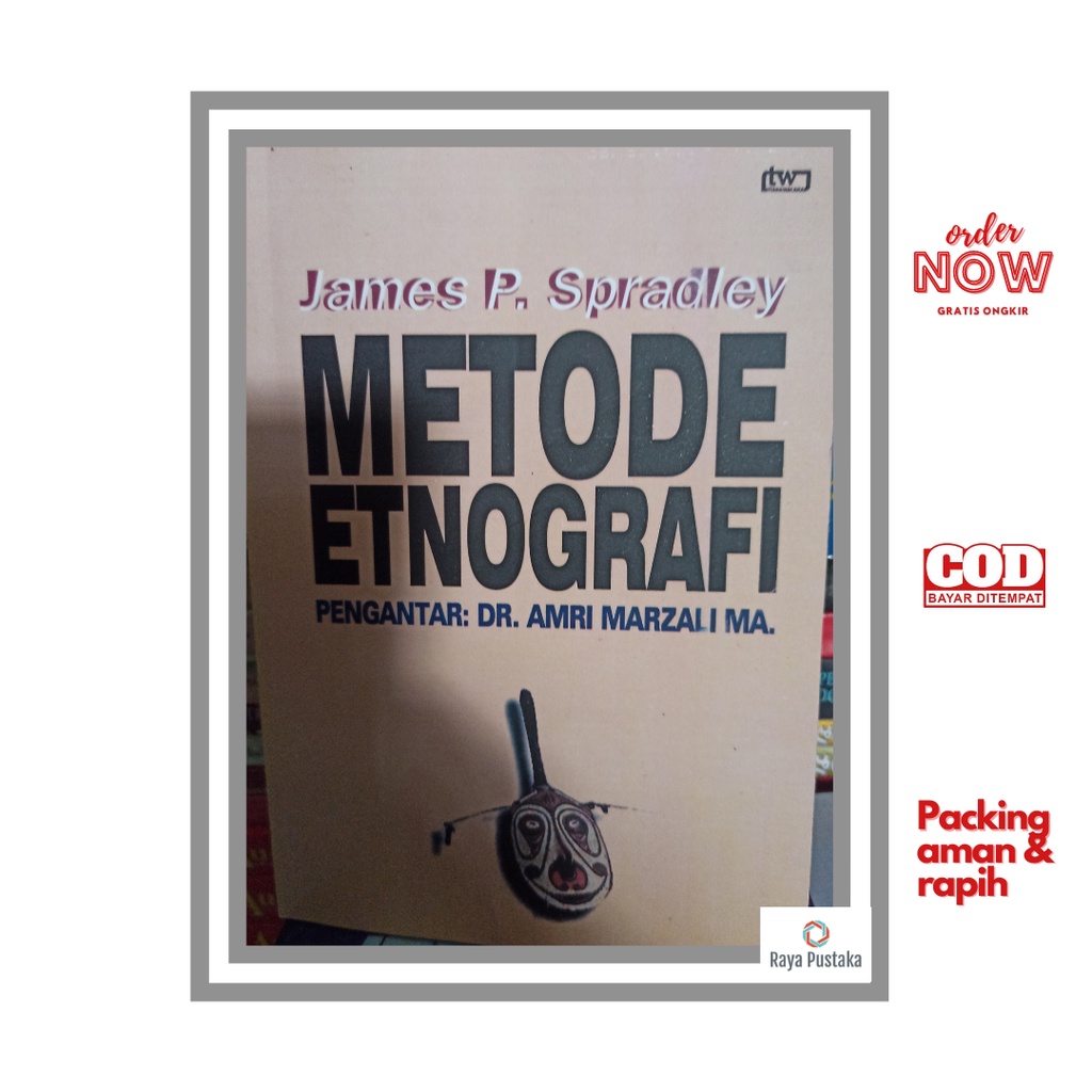 Jual Buku Metode Etnografi oleh James P. Spradley Shopee Indonesia