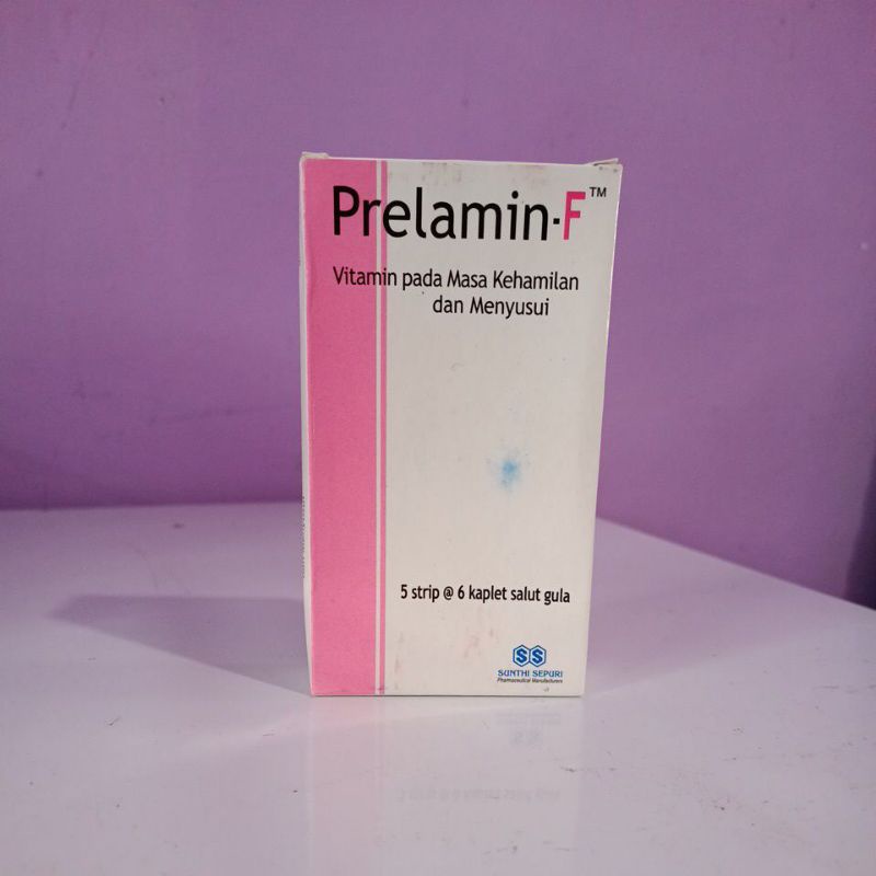 Jual PRELAMIN-F (VITAMIN PADA MASA KEHAMILAN DAN MENYUSUI) | Shopee ...