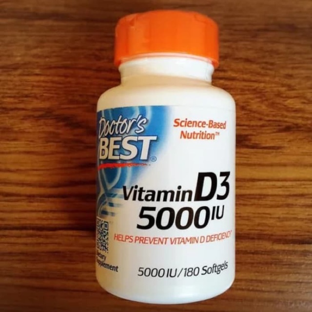 Jual Doctor's doctor best vitamin d3 vit d3 5000iu 5000 iu 180 / 360 sg