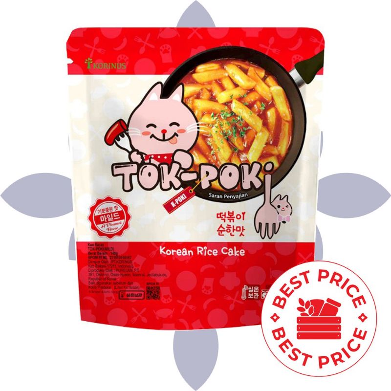 Jual Korinus K - Bunsik Tokpoki MILD / Tteokbokki / Toppoki / Tok-Poki ...