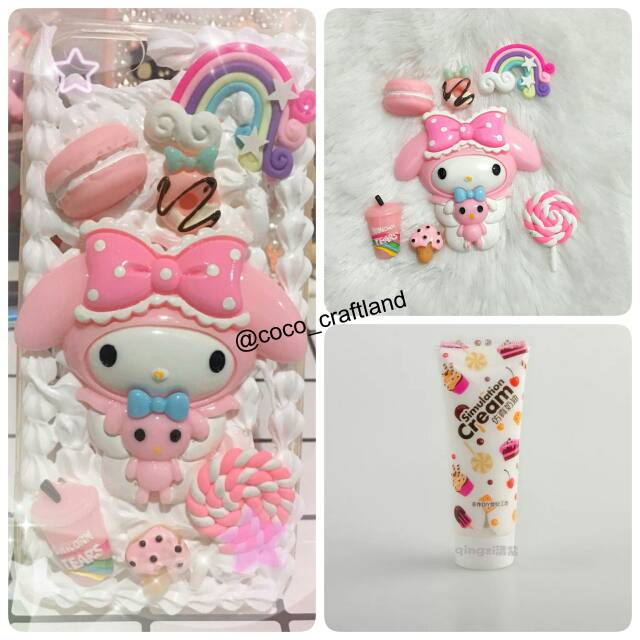 Bahan deco kit phone case Decoden set