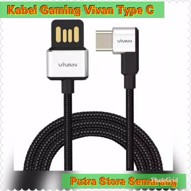 Jual Kabel Charger Gaming Type C Vivan Original Fast Charging Kabel Cas Type C Shopee Indonesia