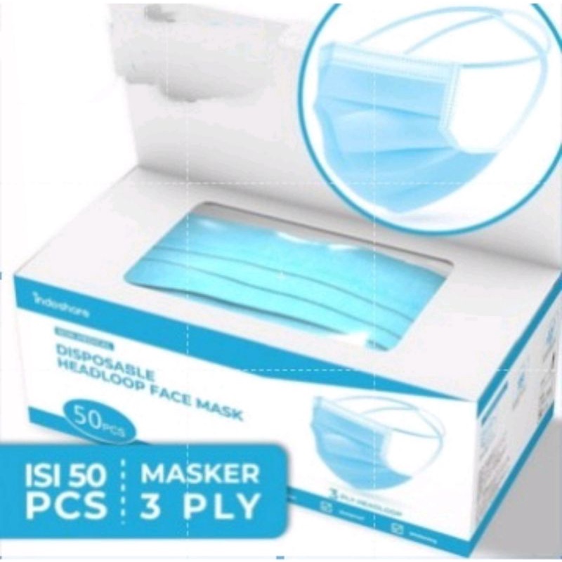 Jual Masker 3 Ply Isi 50 Pcs Shopee Indonesia